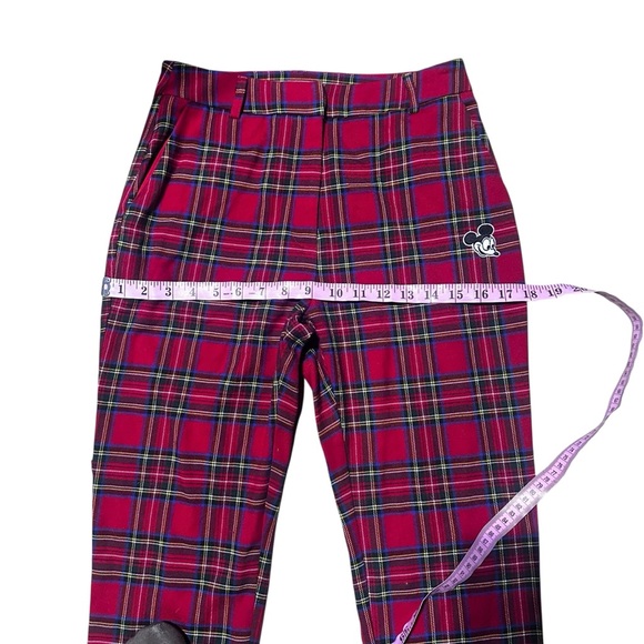 Plaid Mickey Mouse Vintage Vibe Trouser XS - Picture 15 of 16